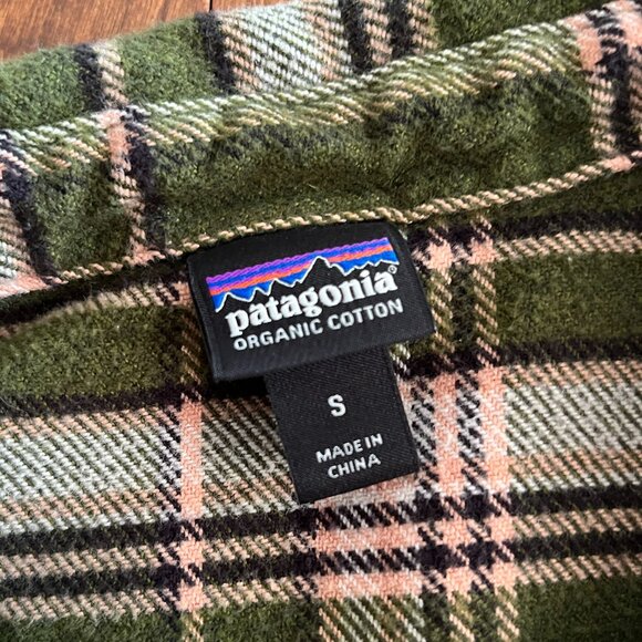 Patagonia green flannel shirt S - Picture 2 of 10